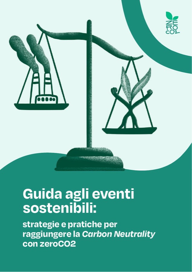 Copertina di «Eventi sostenibili: cinque passi verso la carbon neutrality»