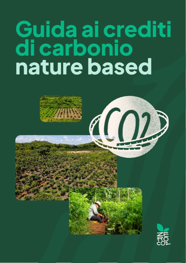 Copertina di «Guida ai crediti di carbonio nature-based»