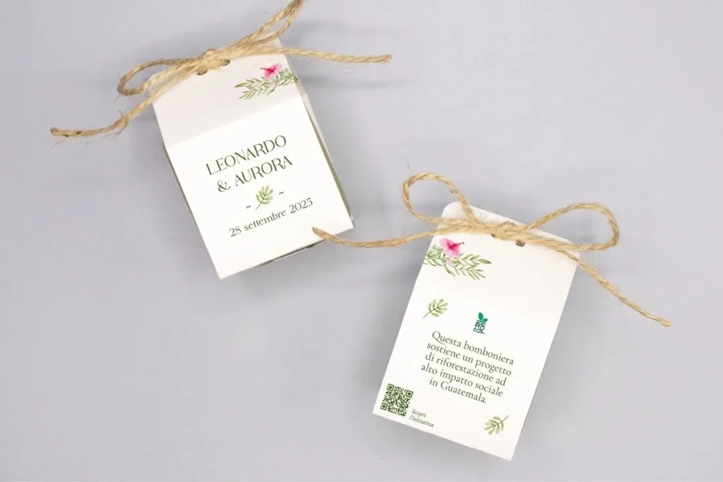 Bomboniere solidali e sostenibili per piantare la propria foresta