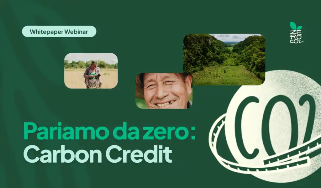 Copertina di «Partiamo da zero: Carbon Credit»